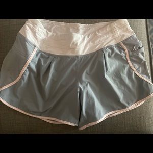 Lululemon Gray and Pink shorts. Sz. 4.